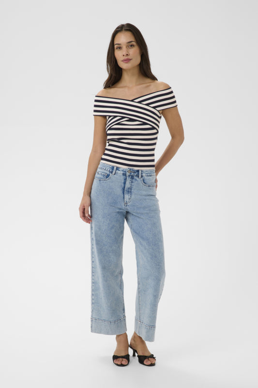 Celeste Rib Top