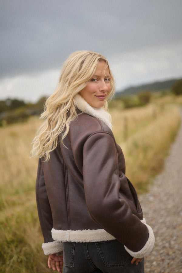 Arabella Faux Leather Jacket