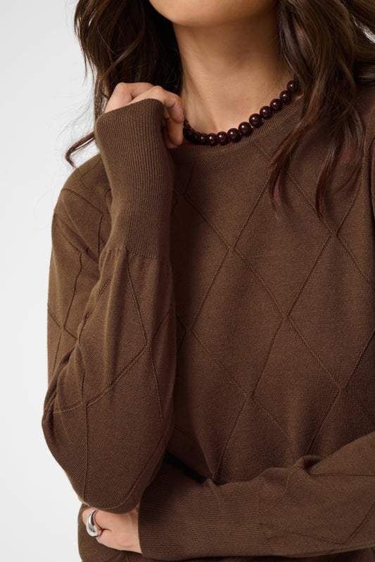 Lizza Argyle Pullover