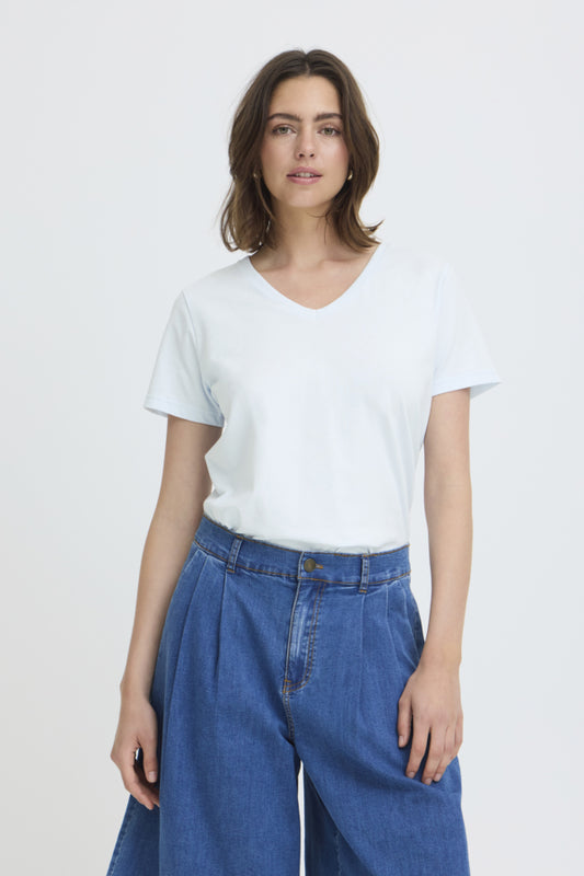 Zashoulder V Neck Tee
