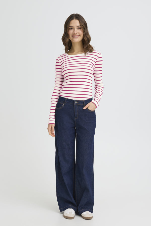 Stripe Long Sleeve Top