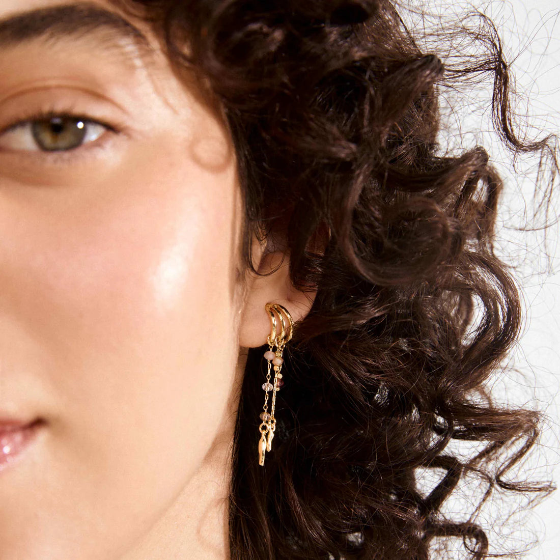 Morin Recycled Half Hoop Earrings