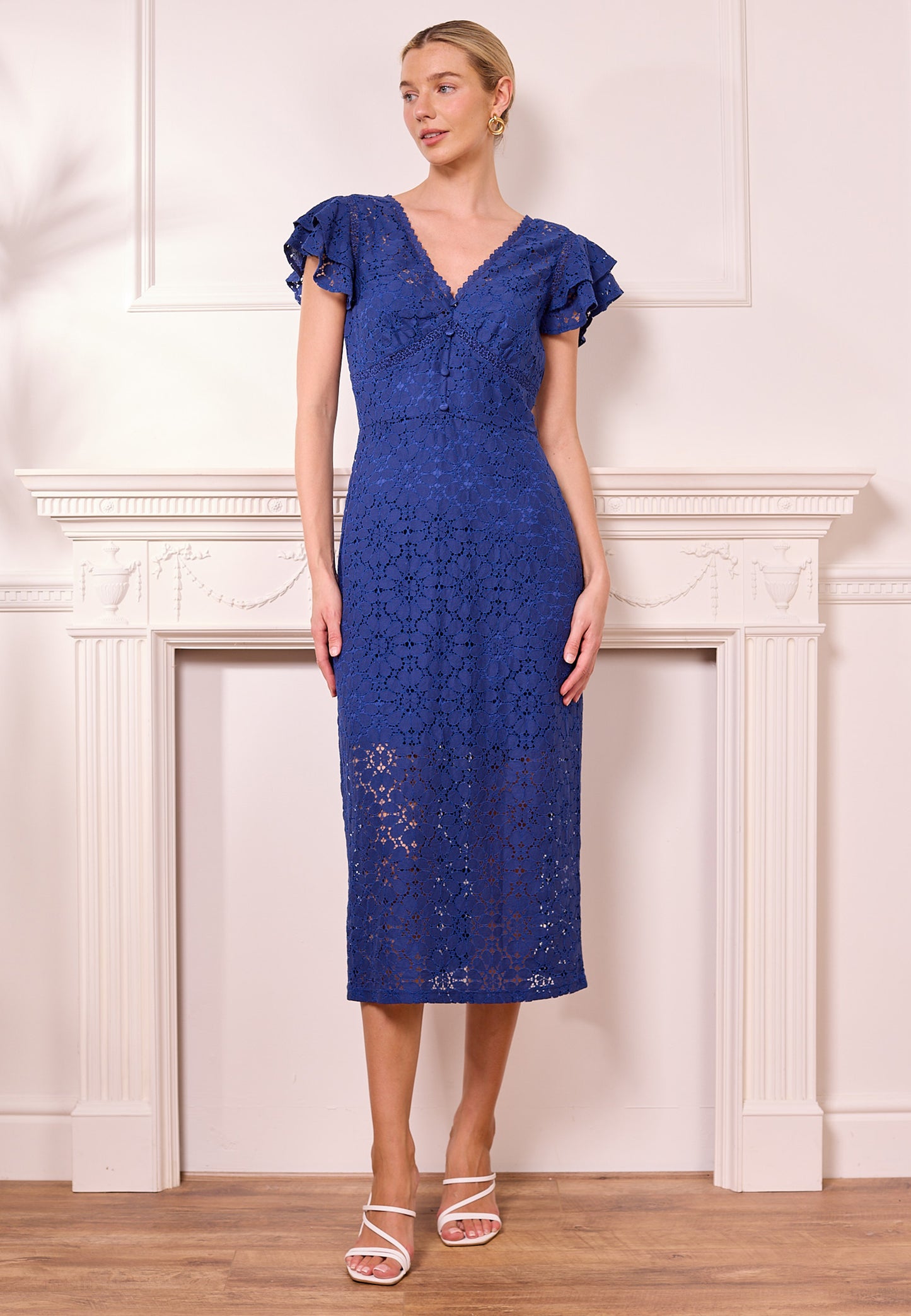 Nice Lace Midi Dress