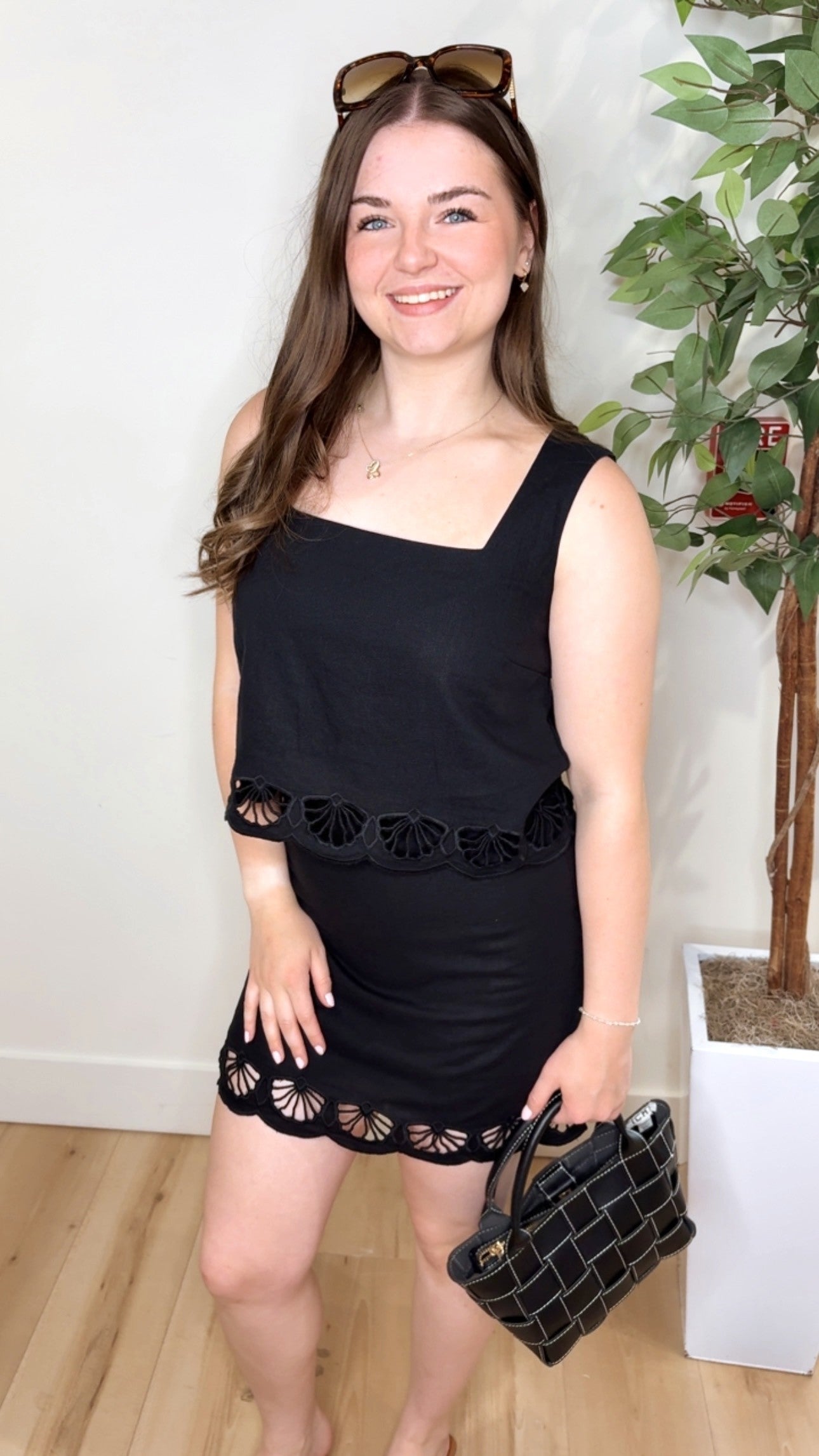 Charlene Embroidery Mini Skirt
