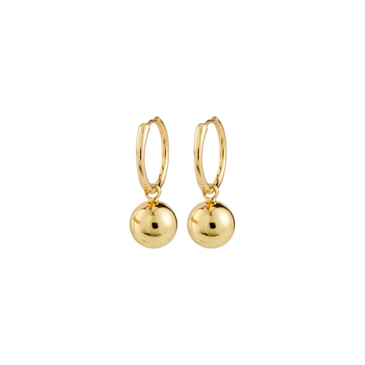Air Recycled Pendant Hoop Earrings