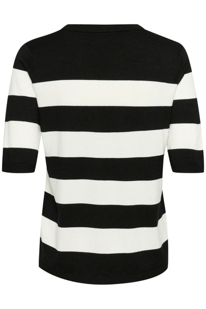 Lizza Striped Knit Pullover