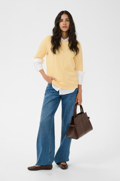 Lizza Boatneck Solid Pullover