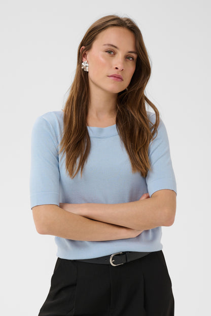 Lizza Boatneck Solid Pullover