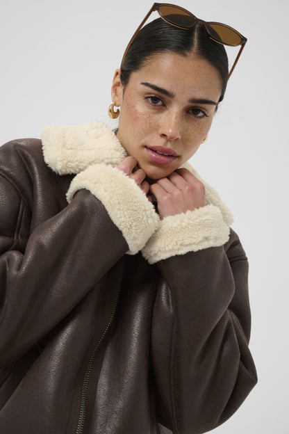 Arabella Faux Leather Jacket