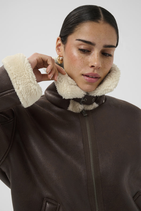 Arabella Faux Leather Jacket