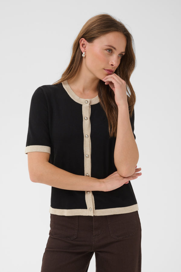 Lizza Contrast Cardigan