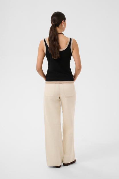 Lizza Contrast Knit Top