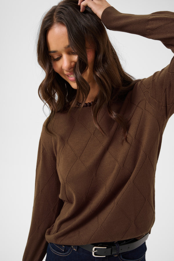 Lizza Argyle Pullover