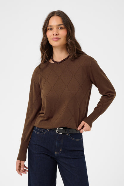 Lizza Argyle Pullover