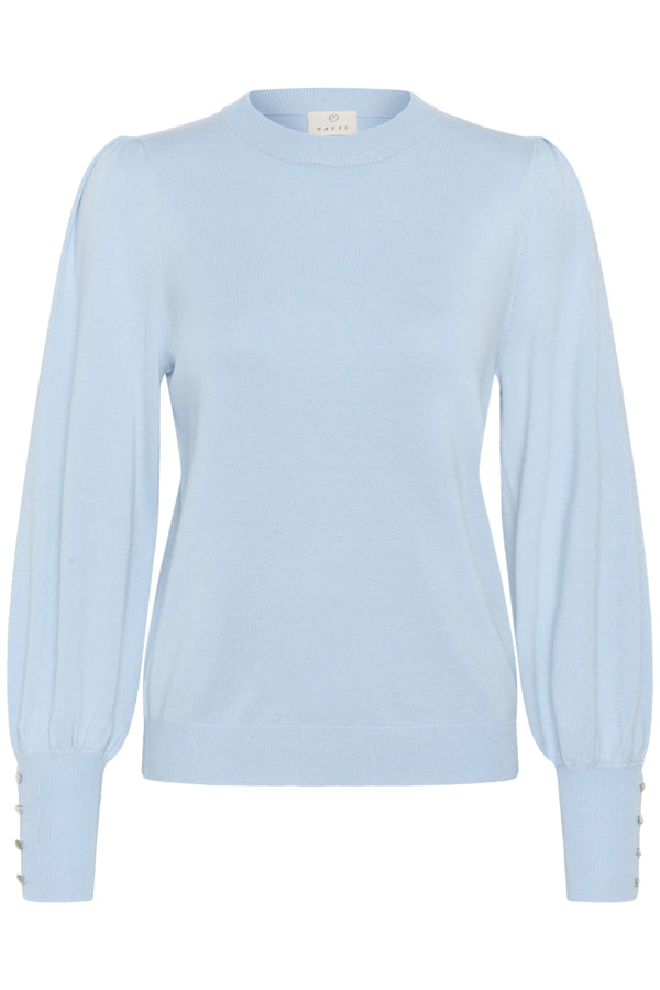 Lizza Round Neck Pullover With Buttons