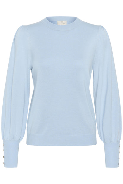 Lizza Round Neck Pullover With Buttons