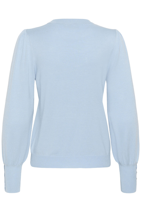 Lizza Round Neck Pullover With Buttons