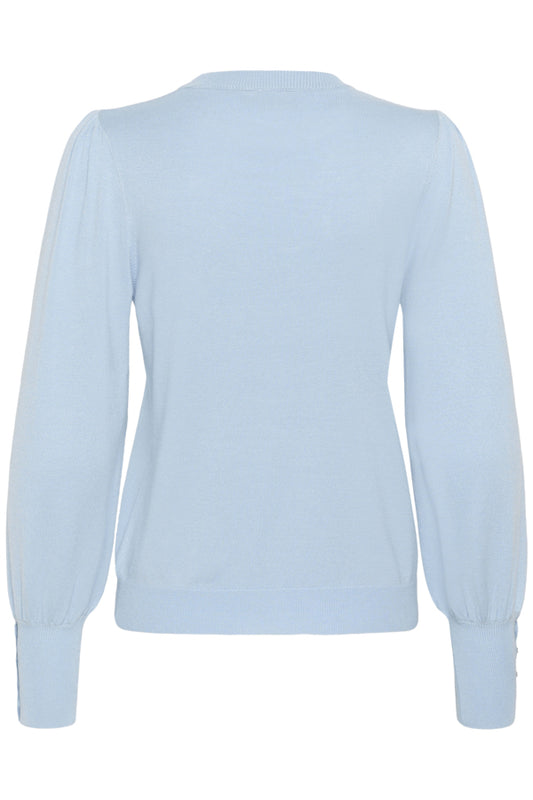 Lizza Round Neck Pullover With Buttons