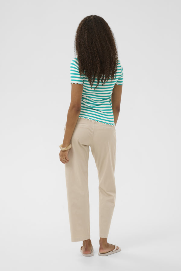 Ribba Stripe Short Sleeve Top