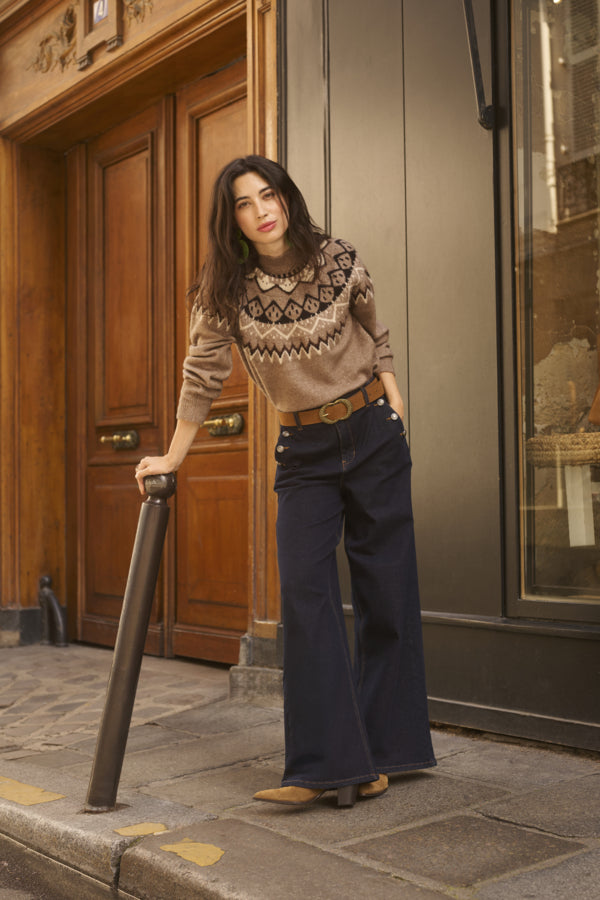 Visti Jeans With Button