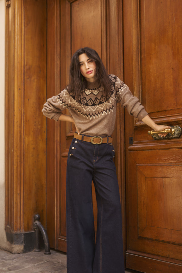 Visti Jeans With Button