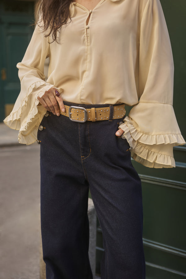 Visti Jeans With Button