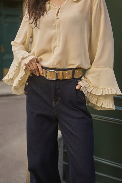 Visti Jeans With Button