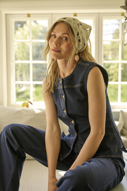 Damy Denim Waistcoat