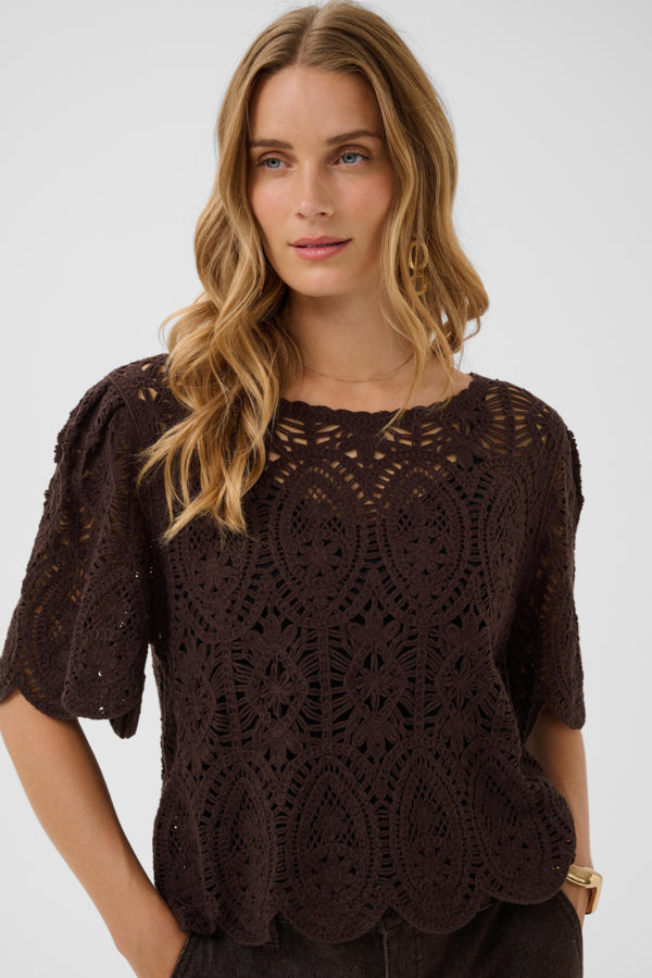 Mindie Crochet Blouse