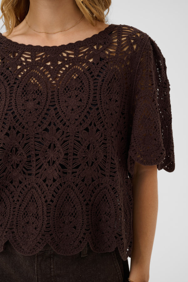 Mindie Crochet Blouse
