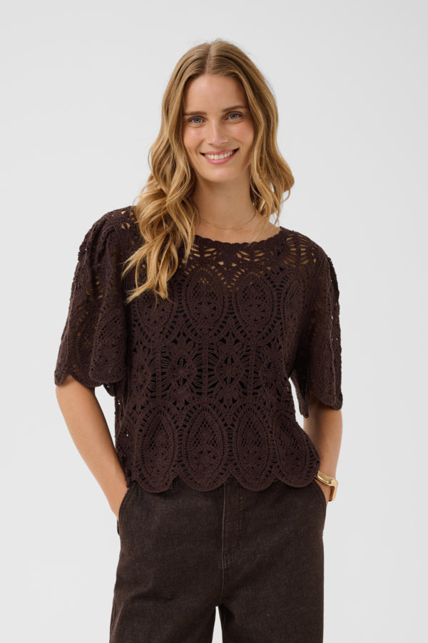 Mindie Crochet Blouse