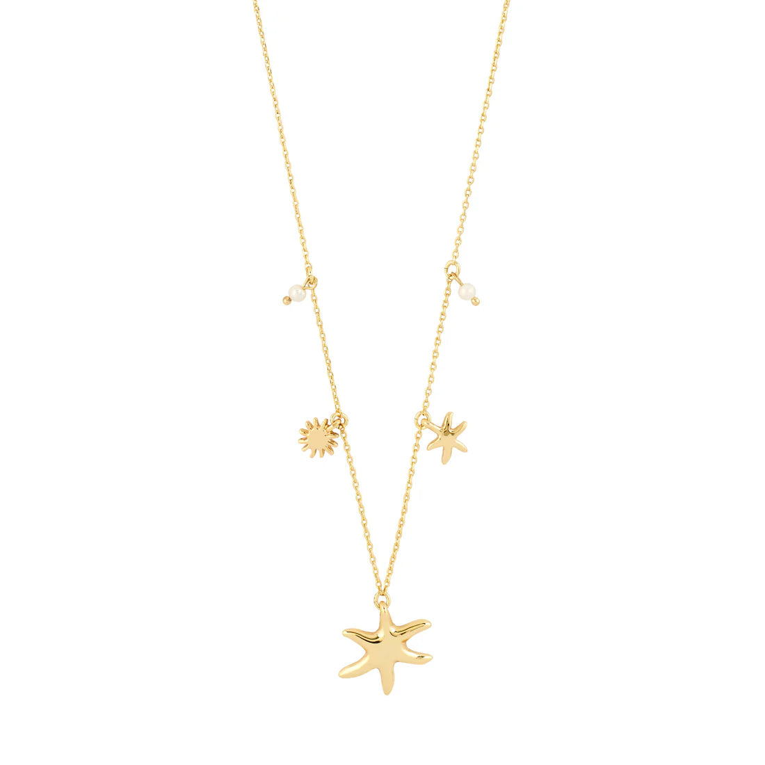 Prism Recycled Pearls & Charms Necklace