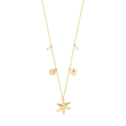 Prism Recycled Pearls & Charms Necklace
