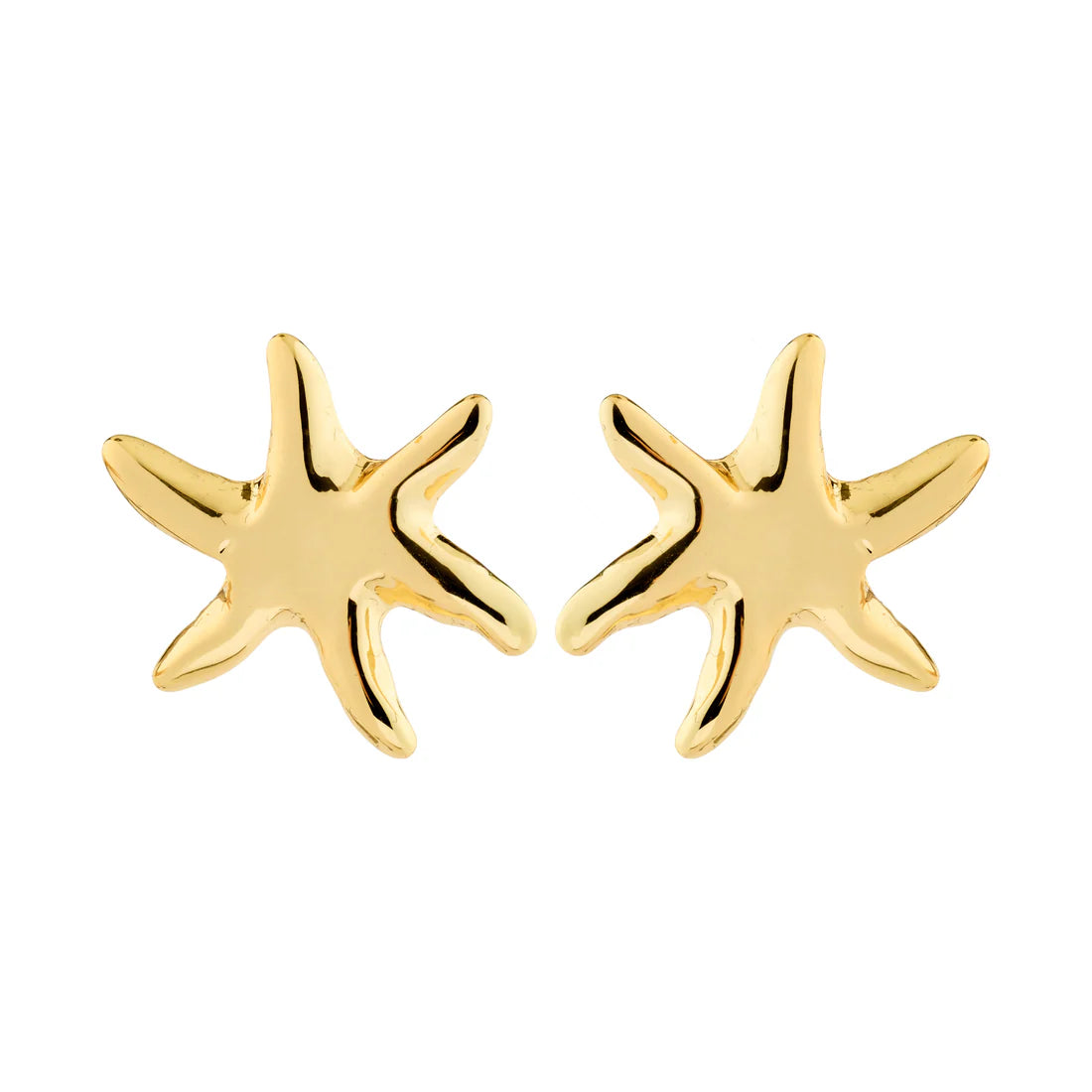 Prism Recycled Chunky Starfish Earrings