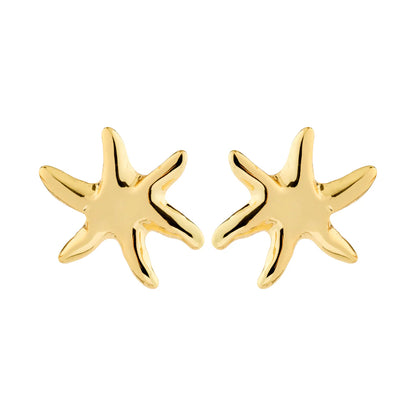 Prism Recycled Chunky Starfish Earrings