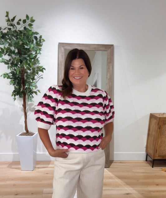 Magio Short Sleeve Sweater