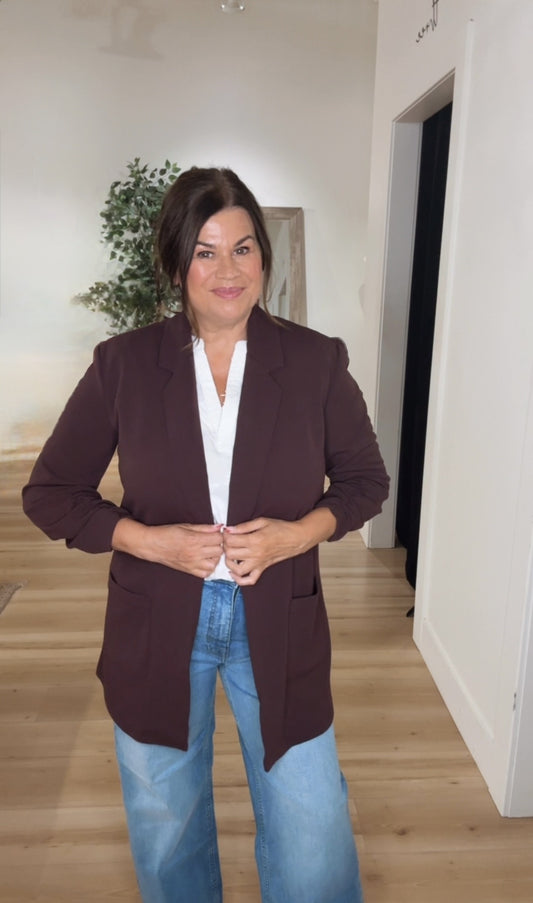 Phoebe 3/4 Sleeve Blazer