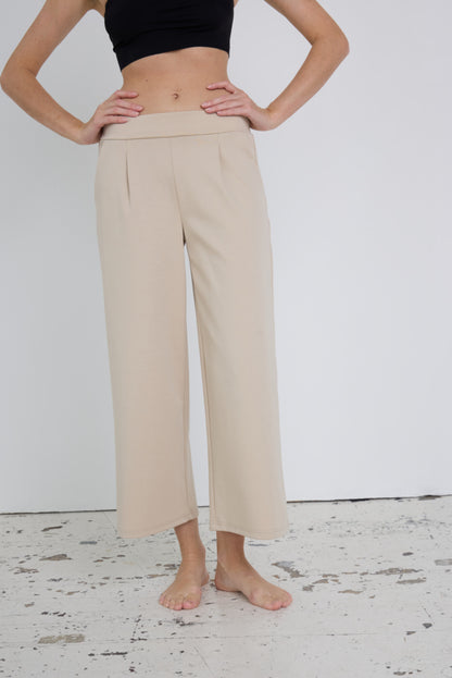 Kate Cropped Wide Leg Pants
