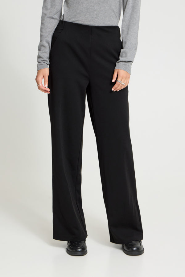 Kate Wide Leg Side Zip Pant