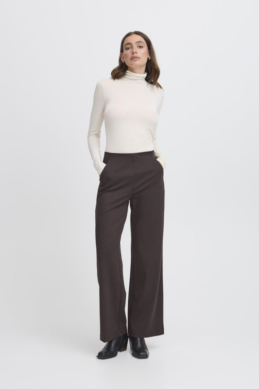 Kate Wide Leg Side Zip Pant