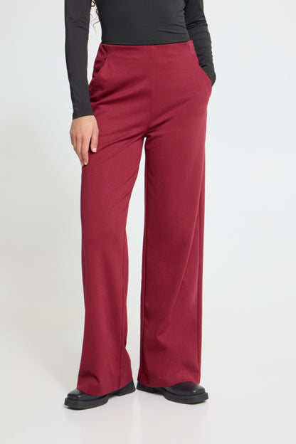 Kate Wide Leg Side Zip Pant