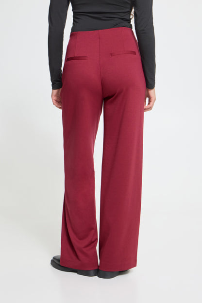 Kate Wide Leg Side Zip Pant