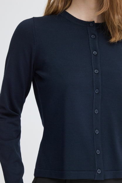 Luls Round Neck Cardigan