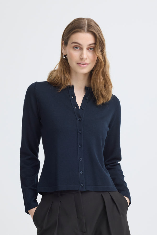 Luls Round Neck Cardigan