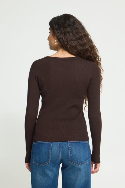 Luls Rib Crew Neck Pullover