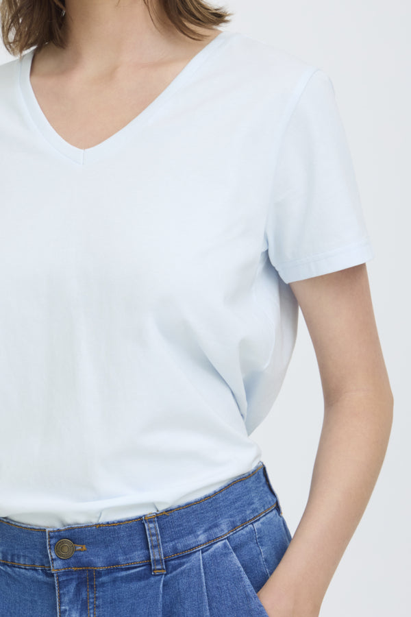 Zashoulder V Neck Tee