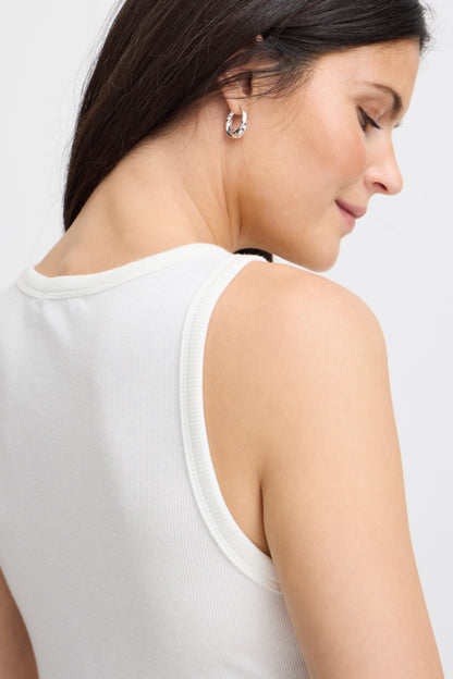 Sleeveless Rib Tank Top