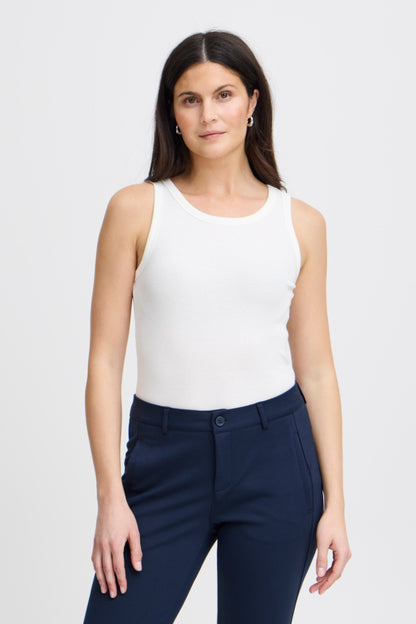Sleeveless Rib Tank Top