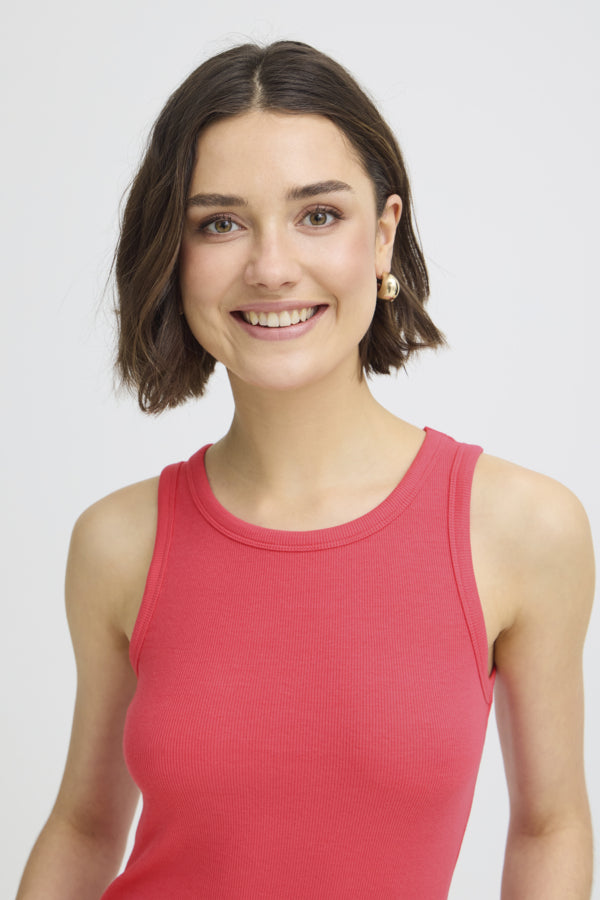 Sleeveless Rib Tank Top