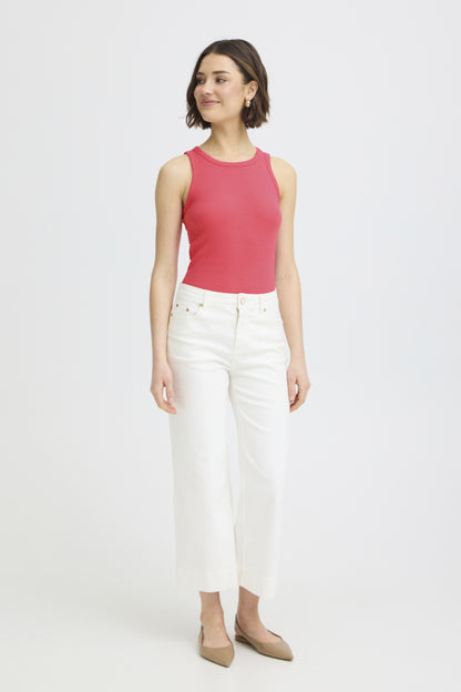 Sleeveless Rib Tank Top